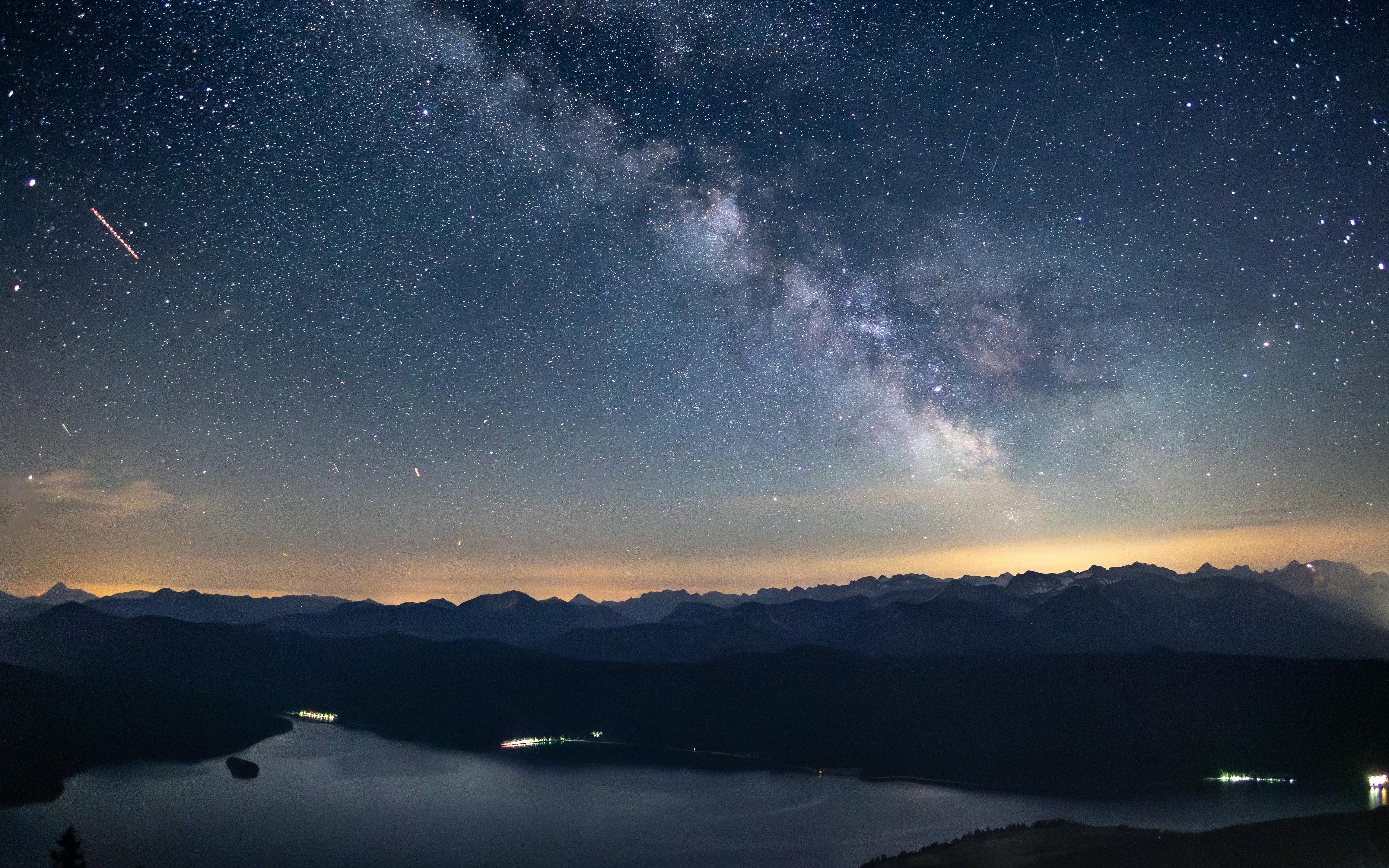 Illustrated seasonal landscape